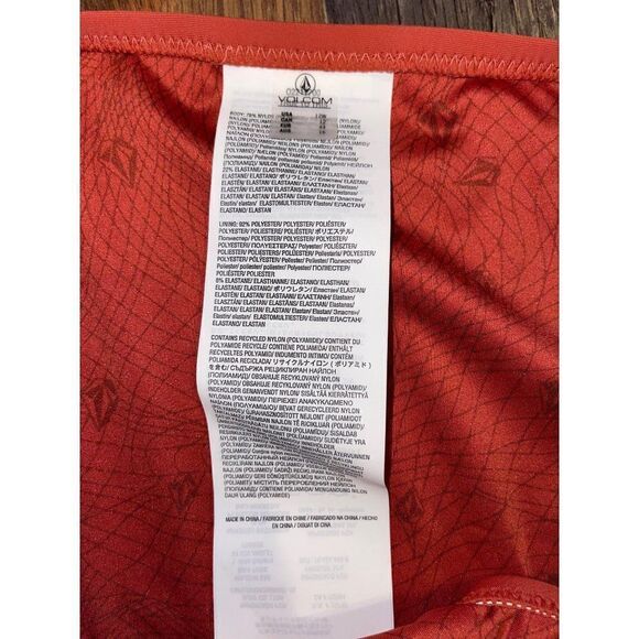 NWT VOLCOM Simply Solid Full Coverage Bottoms Size 12 - Picture 13 of 16